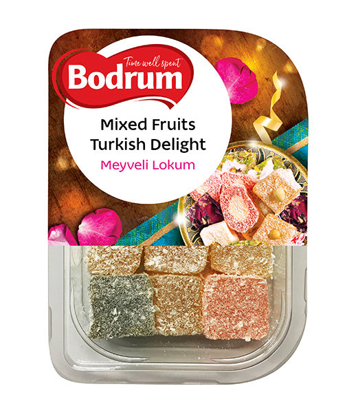 Bodrum Mixed Fruits Turkish Delight 200g